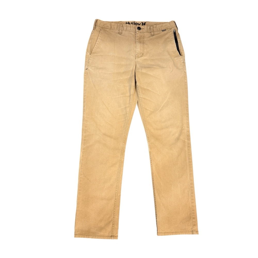 HURLEY Corman 3 Pants Men's 33 Tan Trouser Chinos Khakis